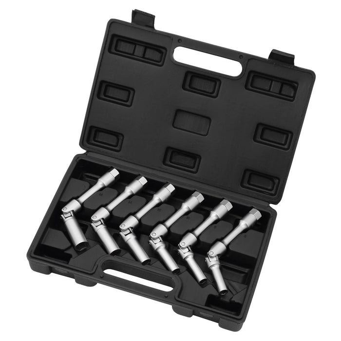 Draper Extra Long Glow Plug Socket Set, 3/8" Sq. Dr., 35mm (6 Piece) - GPSS-6PC