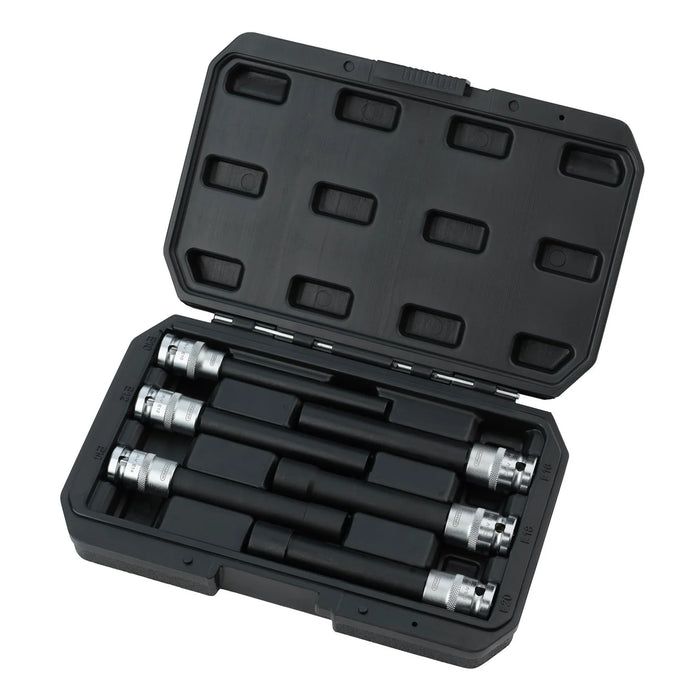 Draper Extra Long E-Type Sockets, 1/2" Sq. Dr. (6 Piece) - ETSS-6 Piece