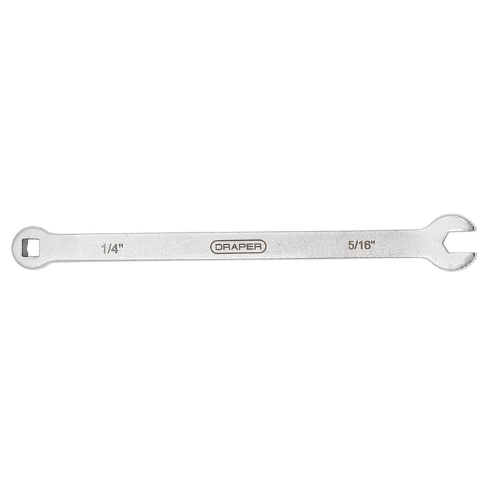 Draper Brake Adjusting Wrench, 1/4" Square x 5/16" Square - BAW
