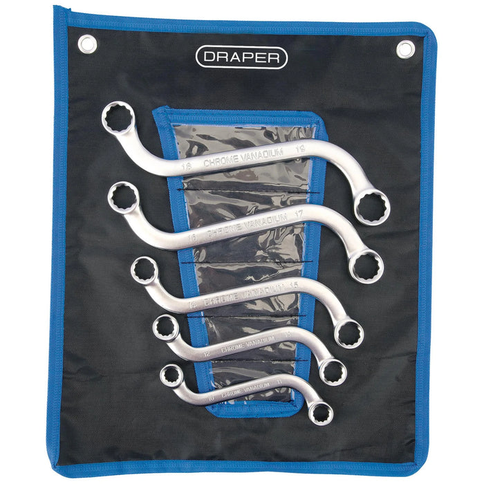 Draper S-Type Obstruction Ring Spanner Set (5 Piece) - 8237/5/MM