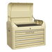 Sealey Retro Style Topchest Mid-Box & Rollcab Combination 10 Drawer Cream Sealey - Town Tools 