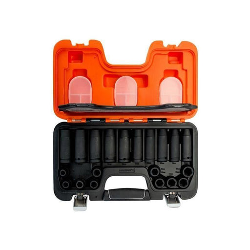 Bahco D-DD/S20 1/2in Drive Impact Socket Set, 20 Piece Bahco - Town Tools