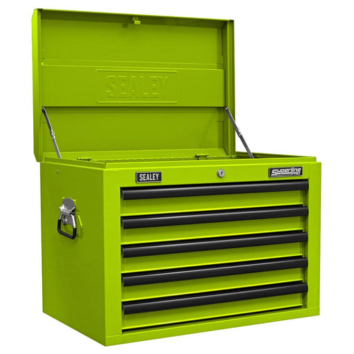 Superline Pro Superline PRO Topchest 5 Drawer - Green/Black AP26059THV Superline Pro - Town Tools 