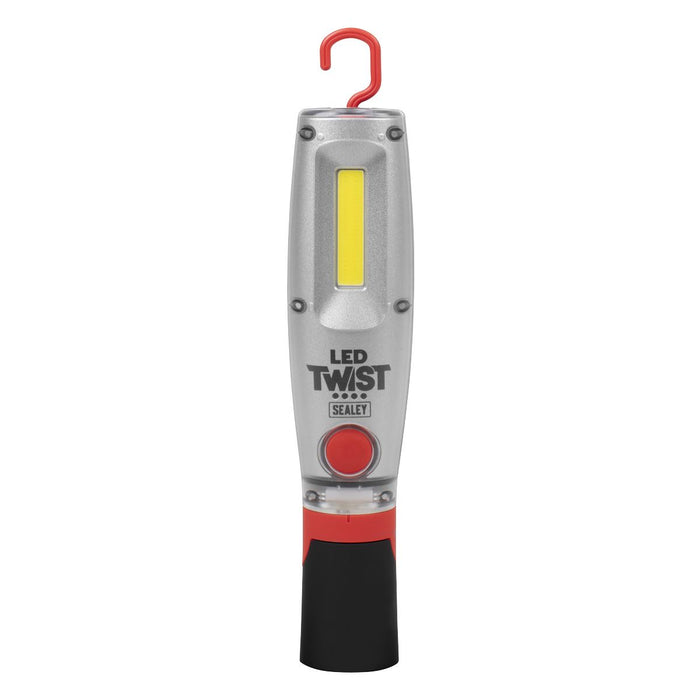 Sealey LED Twist Rechargeable Inspection Light 16W COB & 1W SMD LED2001 Sealey - Town Tools 