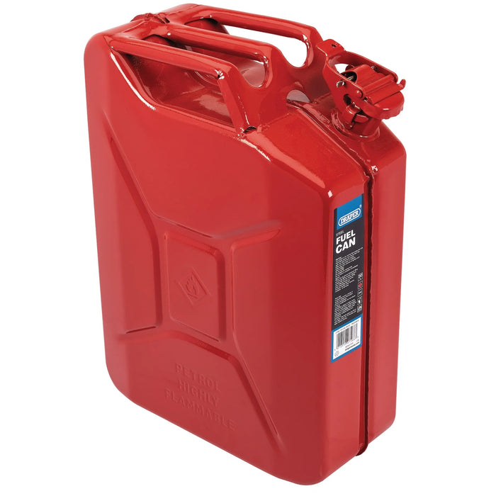 Draper Steel Fuel Can, , Red 10-20