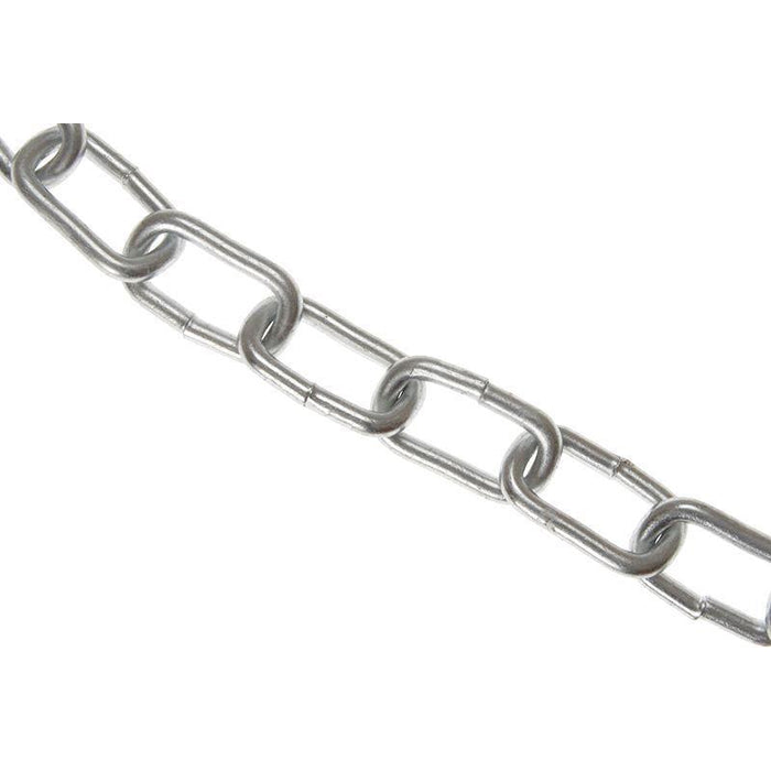 Faithfull Zinc Plated Chain 5mm x 10m Box - Max. Load 160kg Faithfull - Town Tools
