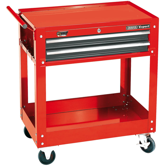 Draper Expert 2 Tier Tool Trolley with Two Drawers - TT2DB
