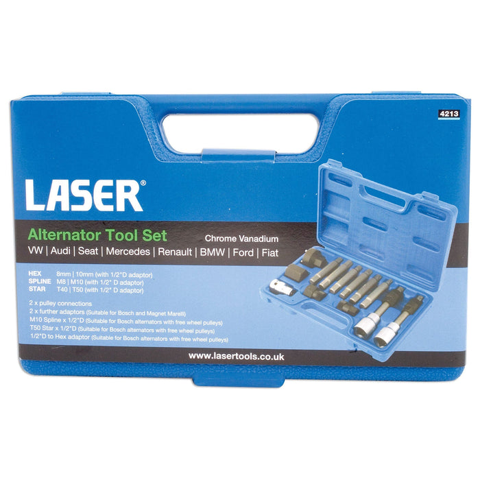 Laser Alternator Tool Set 13pc 4213