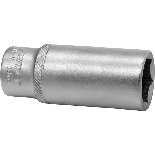 Sealey 3/8"Dr Deep Socket 18mm (Micro Satin Finish)