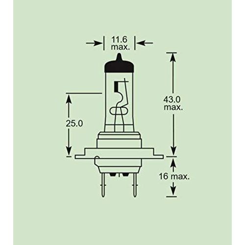 Connect Lucas Headlight Bulb H7 12V 55W OE477 1pc 30605 Tool Connection - Town Tools 