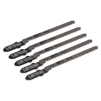 Sealey Jigsaw Blade Hard Wood 83mm 18tpi Pack of 5 SJBT101AO