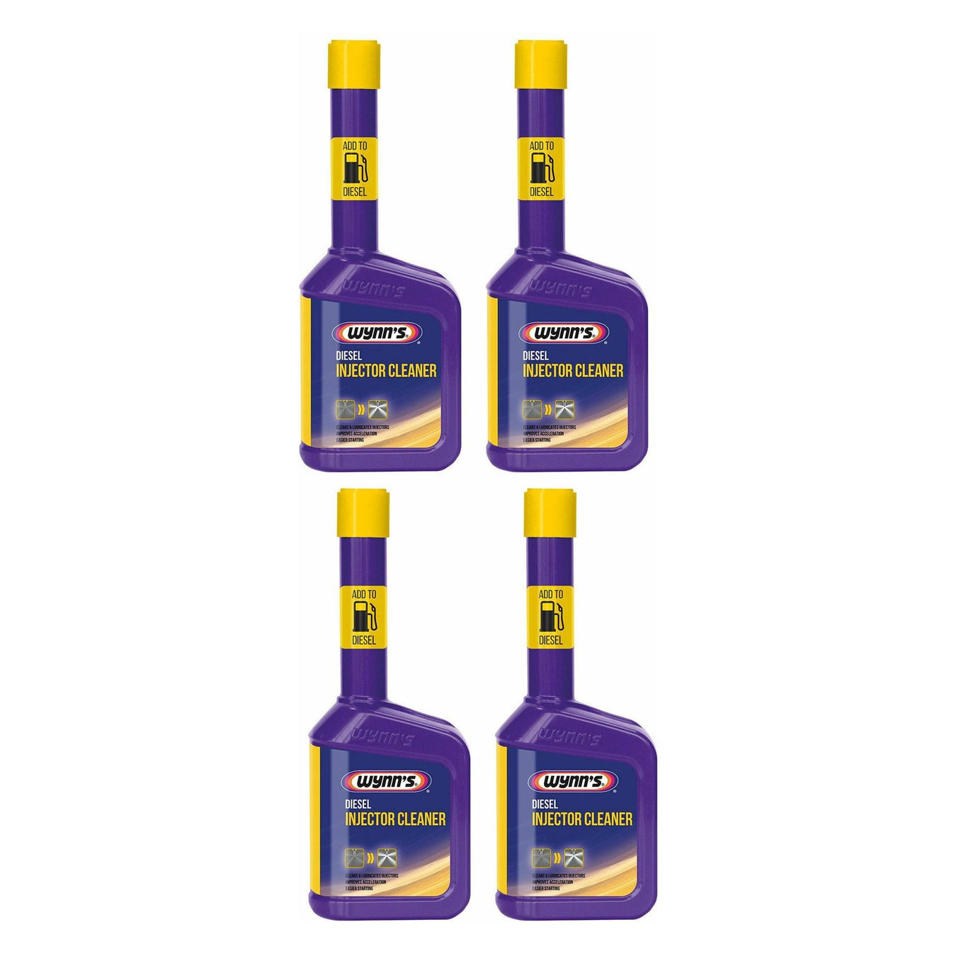 4 x Wynns Diesel Injector Cleaner Engine Fuel Additive System Cleaner 325ml Wynns - Town Tools 