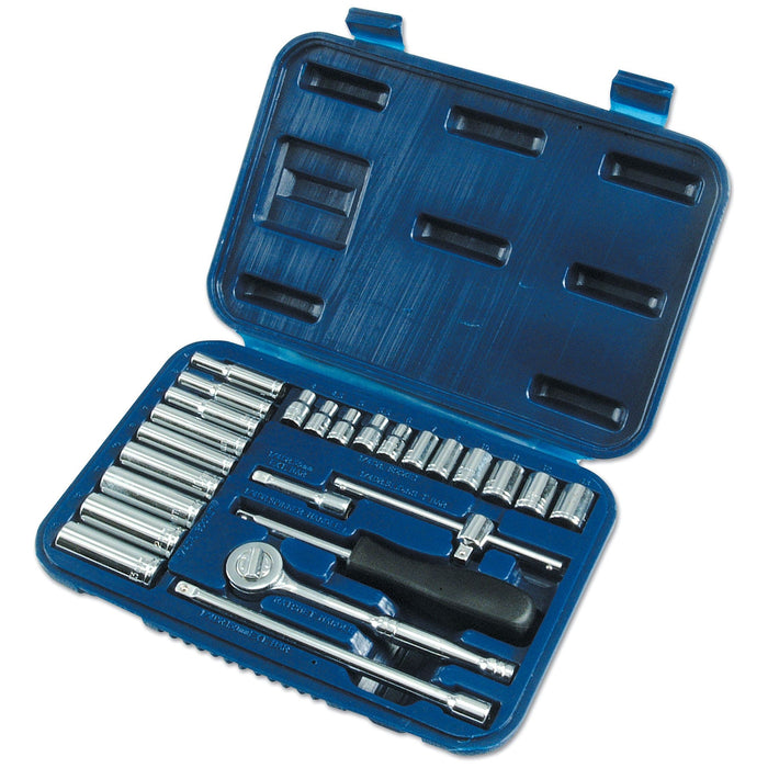 ToolBase Toolbase Socket Set mm 1/4"D 25Pc Toolbase 2553 ToolBase - Town Tools 