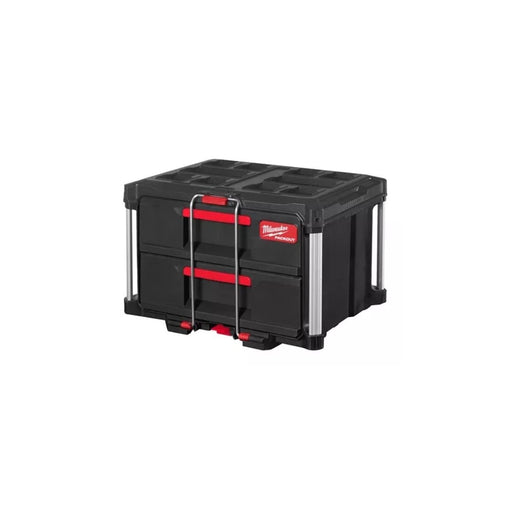 Milwaukee PACKOUT 2 Drawer Tool Box, Metal, Nero, Large Milwaukee - Town Tools 