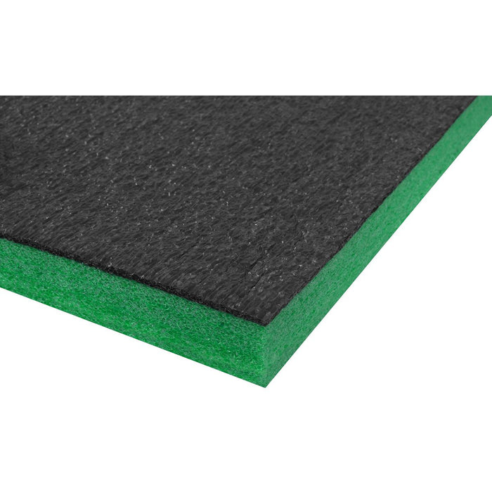 Sealey Easy Peel Shadow Foam� Green/Black 1200 x 550 x 30mm SF30G Sealey - Town Tools 