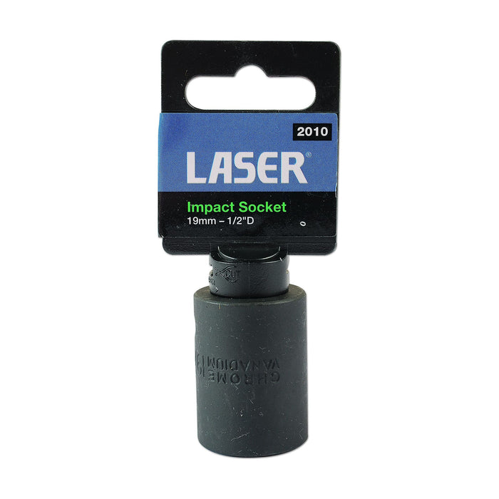 Laser Impact Socket 1/2"D 19mm 2010
