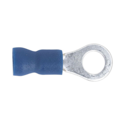 Sealey Easy-Entry Ring Terminal 5.3mm (2BA) Blue Pack of 100 BT25 Sealey - Town Tools 