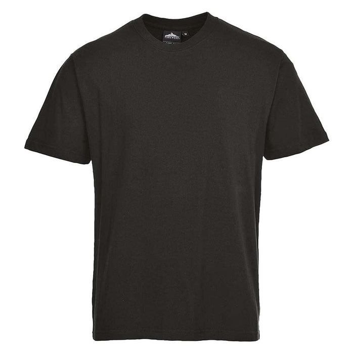 Portwest Turin Premium T-Shirt - Black - X Large