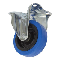 Sealey Castor Wheel Fixed Plate100mm SCW3100FP