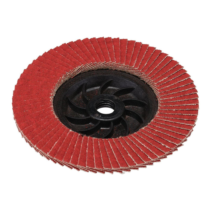 Draper Expert Ceramic Flap Disc, 115mm, M14, 60 Grit 87480 Draper - Town Tools 