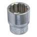 King Dick Socket SD 1/2" Metric 12pt 26mm King Dick - Town Tools 