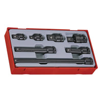 Teng TT9207 1/2″ Drive Impact Extension Bar & Adaptor Set Tool Box Module Tray