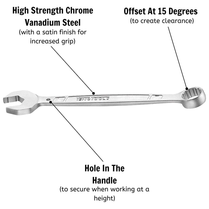 Teng Tools Combination Spanner Anti Slip Metric 10mm Teng Tools - Town Tools 