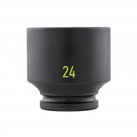 Carlyle Tools 1Dr  6Pt Standard Impact Socket  24mm