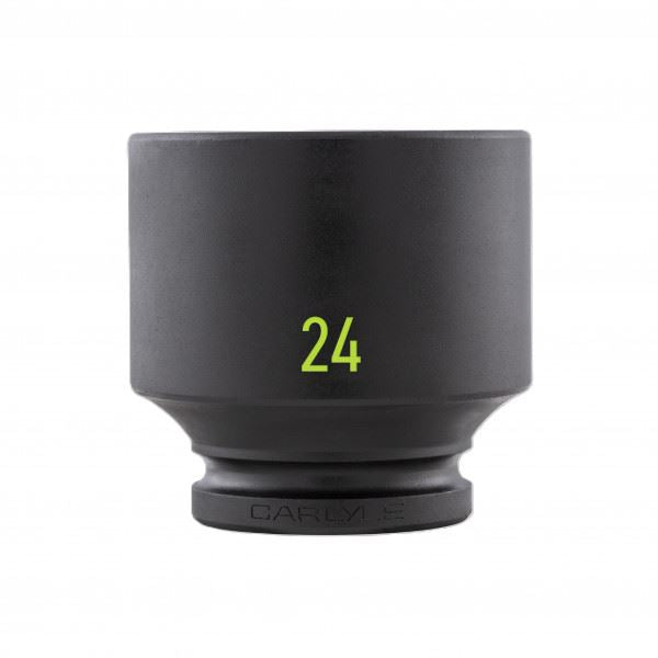 Carlyle Tools 1Dr  6Pt Standard Impact Socket  24mm