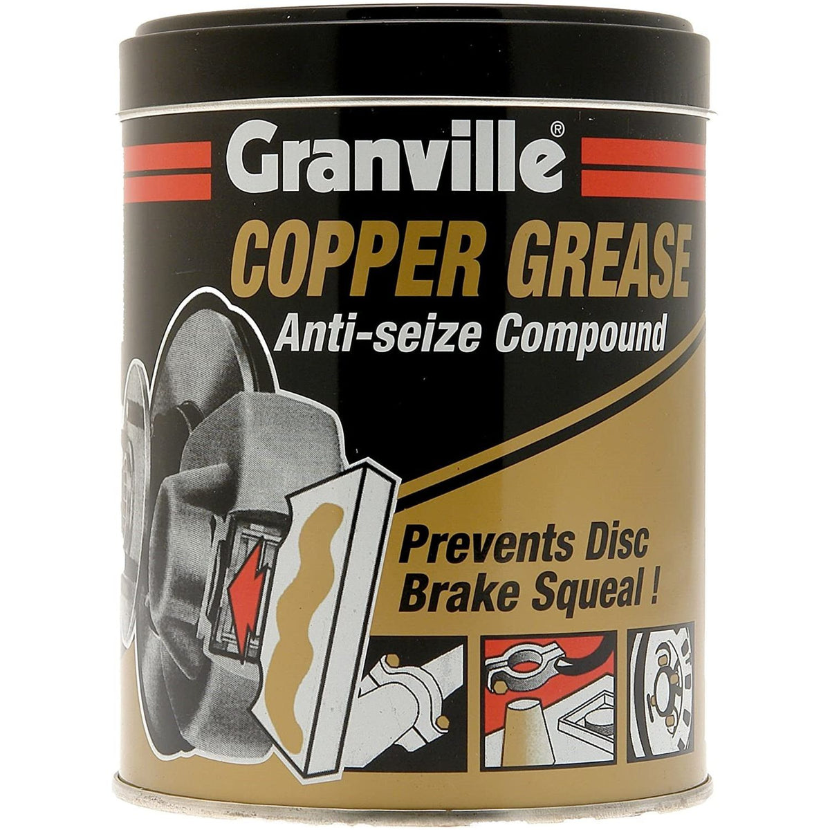 Granville Copper Grease Slip Anti Seize Assembly Compound 500ml 0149 ...