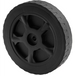 Sealey Wheel, Fixed, Black Plastic