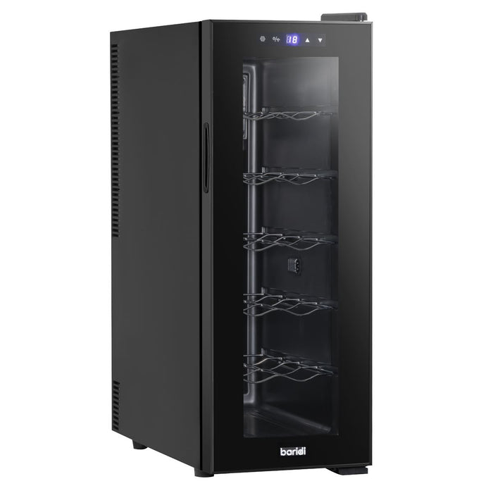 Baridi 12 Bottle Wine Fridge & Cooler - Black DH73