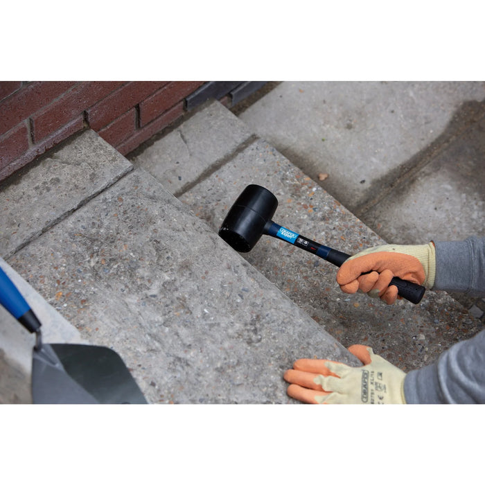 Draper Expert Rubber Mallet with Fibreglass Shaft, 450g/16oz - RM450FG/SP.