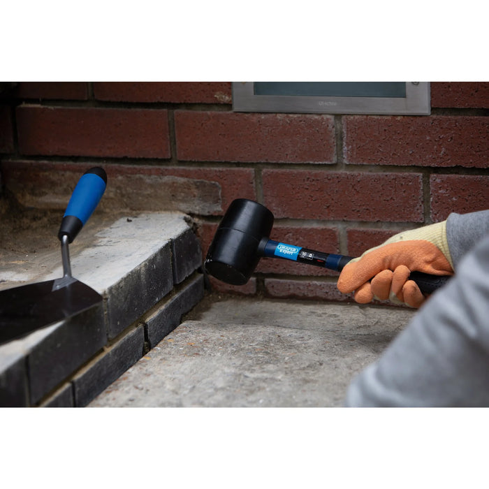 Draper Expert Rubber Mallet with Fibreglass Shaft, 450g/16oz - RM450FG/SP.