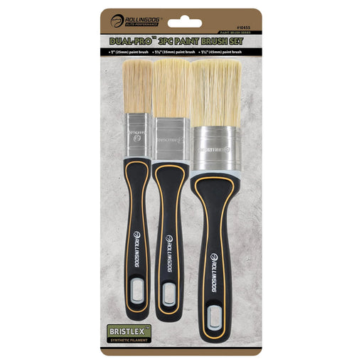 ROLLINGDOG DUAL-PRO™ DP1000 Paint Brush Set (3 Piece) - 10455