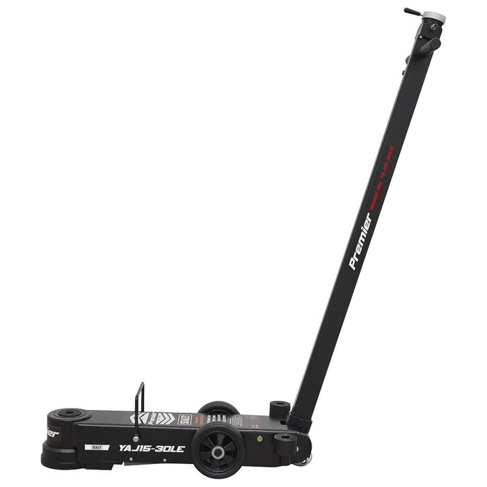 Sealey Air Operated Jack 15-30 Tonne Telescopic Long Reach/Low Profile Sealey - Town Tools 