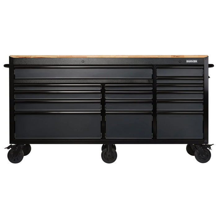 Draper 72" 15 DRAWER TROLLEY GREY - B100-72G