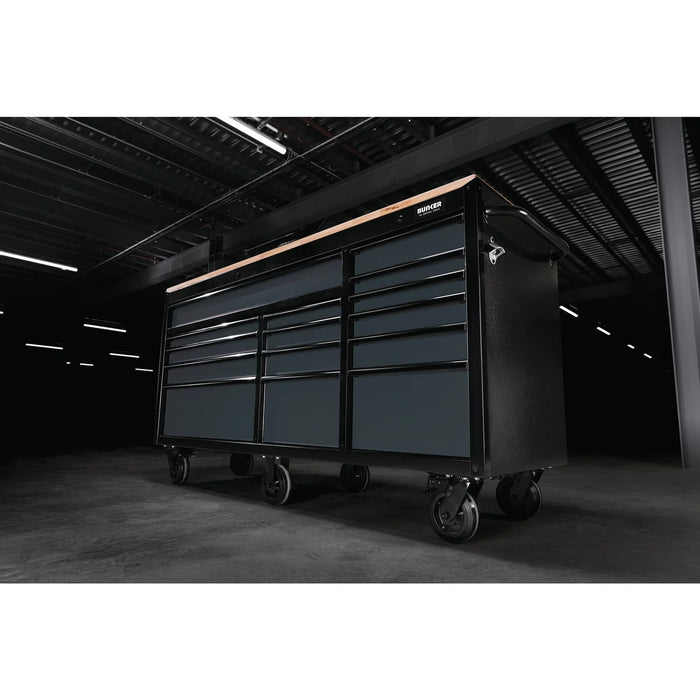 Draper 72" 15 DRAWER TROLLEY GREY - B100-72G