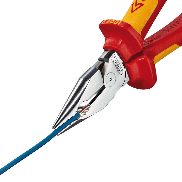 KNIPEX 08 26 185 SB Needle-Nose Combination Pliers Insulated with