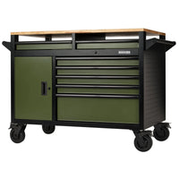 Draper BUNKER 14 Drawer Multi-Functional Workbench Roller Tool Cabinet, 48"