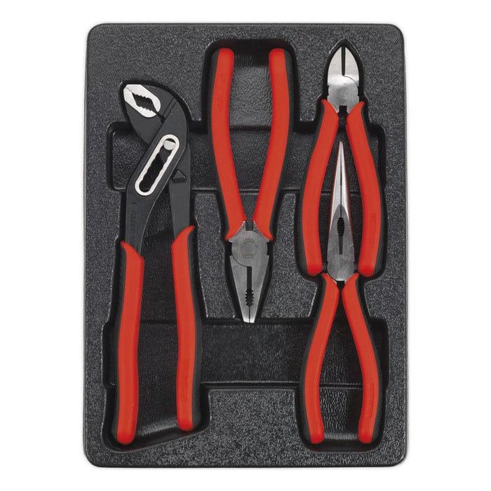 Sealey Pliers Set 4pc AK8579 Sealey - Town Tools 