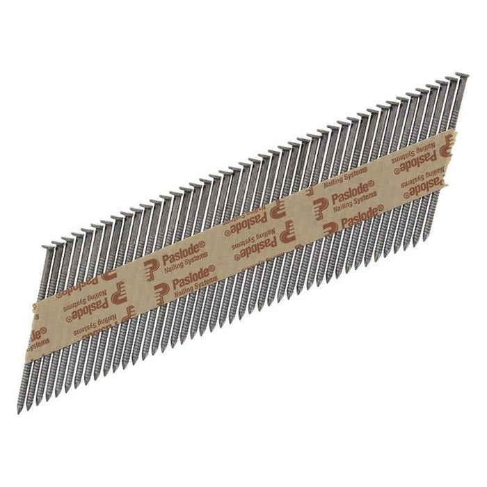 Paslode 3.1 x 75mm 350 Ring Nails Bright Finish Box of 2200 + 2 Fuel Cells Paslode - Town Tools