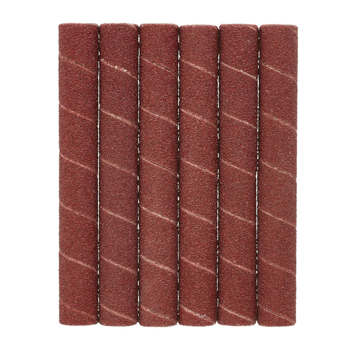 Draper Aluminium Oxide Sanding Sleeves, 12.7 x 115mm, 80 Grit (Pack of 6)