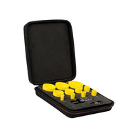 Starrett KFC11021 Fast Cut Bi-Metal Deluxe Electrician's Holesaw Kit, 13 Piece