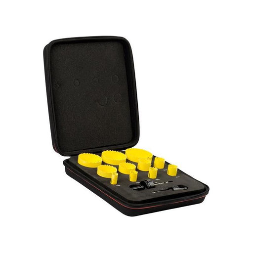 Starrett KFC11021 Fast Cut Bi-Metal Deluxe Electrician's Holesaw Kit, 13 Piece Starrett - Town Tools