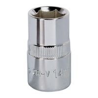 Sealey WallDrive Socket 14mm 1/2"Sq Drive Fully Polished SP1214