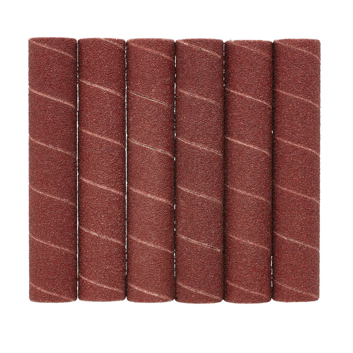 Draper Aluminium Oxide Sanding Sleeves, 19 x 115mm, 80 Grit (Pack of 6) - SSAO2