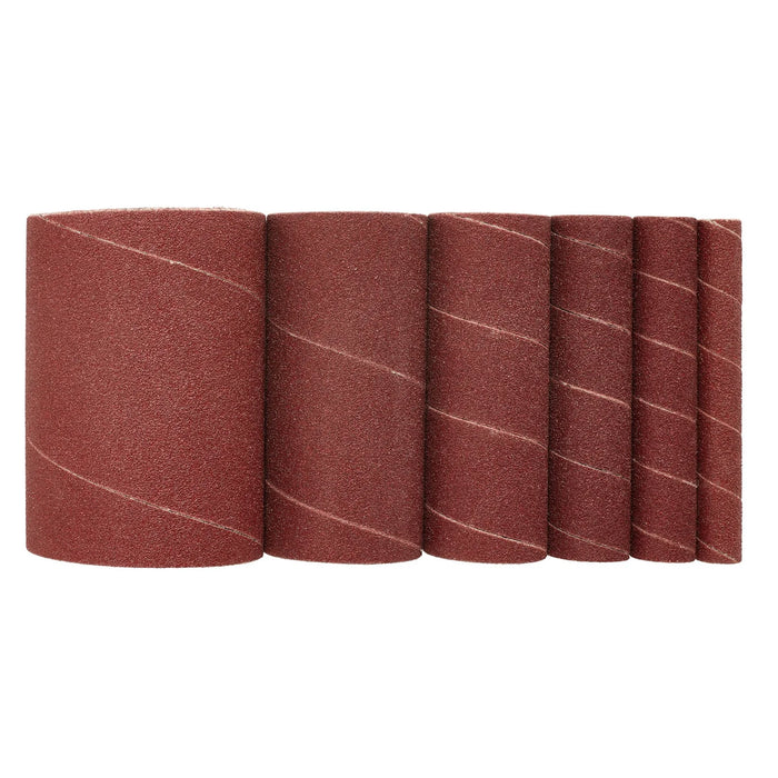 Draper Assorted Aluminium Oxide Sanding Sleeves, 115mm, 80 Grit (Pack of 6)