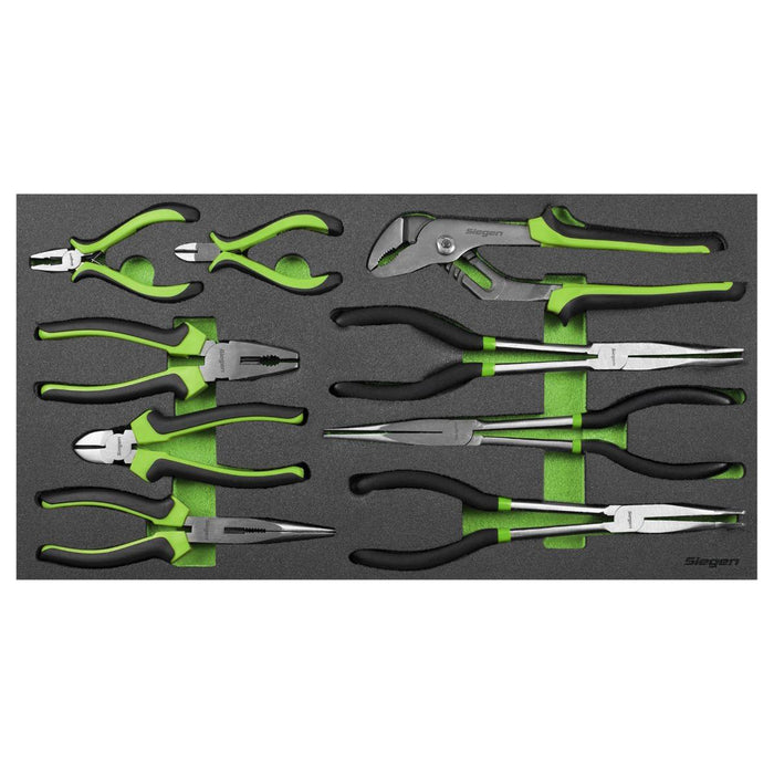 Siegen Siegen Pliers Set with Tool Tray 9pc S01277 Siegen - Town Tools 
