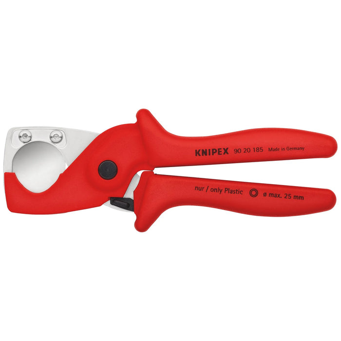 KNIPEX 90 20 185 SB PlastiCut® Cutter For Flexible Hoses and Plastic